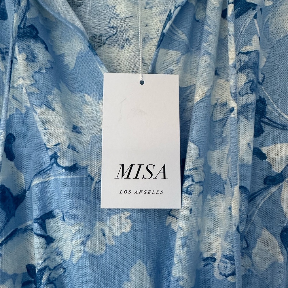 - Misa Lilian Blue Dress (Blue Wildflower) - Picture 8 of 9
